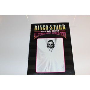 Ringo From The Beatles All Starr Band from 2008 Includes Program and Ticket Stub